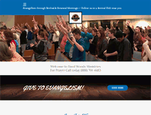 Tablet Screenshot of davidwoodsministries.org